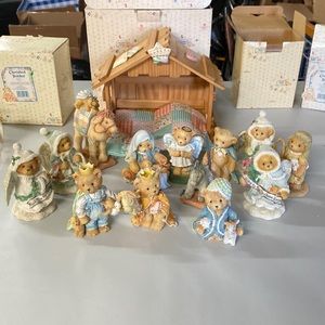 Cherished teddy nativity set